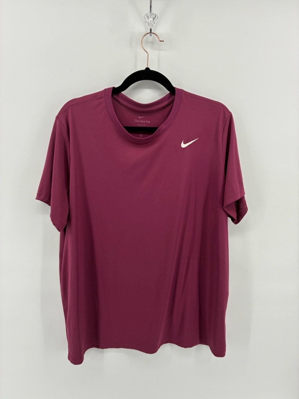 Nike Men’s Dri-Fit Athletic T-Shirt Burgundy